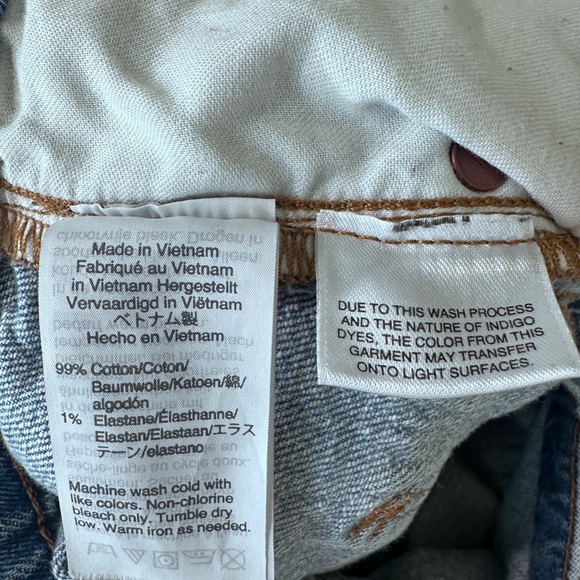 Madewell Frayed Hem Blue Women Jeans - Picture 9 of 11